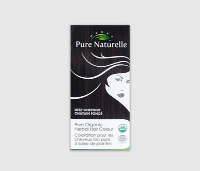 DEEP CHESTNUT - Pure Organic, Manas PURE NATURELLE Herbal Hair Colour - USDA Approved, Certified Organic By ECOCERT SA