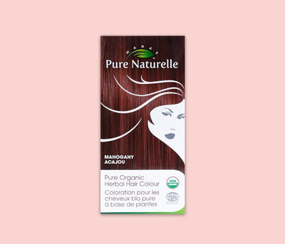 MAHOGANY - Pure Organic, Manas PURE NATURELLE Herbal Hair Colour - USDA Approved, Certified Organic By ECOCERT SA