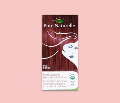 RED Hair Dye Pure Naturelle: Herbal Hair Colour - USDA  Approved, Certified Organic By ECOCERT SA