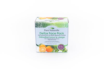 Natural DeTox Face Pack Pure Naturelle 100%: soap free cleanser, reduces dark spots, for all skin types