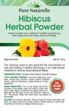 Hibiscus Herbal Powder Pure Naturelle 100%: powder for hair loss,  nourishes, all hair types