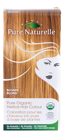 BLONDE Hair Dye Pure Naturelle: Herbal Hair Colour - USDA  Approved, Certified Organic By ECOCERT SA