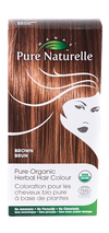 BROWN - Pure Organic, Manas PURE NATURELLE Herbal Hair Colour - USDA Approved, Certified Organic By ECOCERT SA