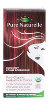 BURGUNDY Hair Dye Pure Naturelle: Herbal Hair Colour - USDA  Approved, Certified Organic By ECOCERT SA