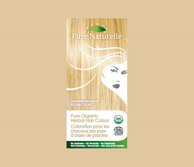 GOLDEN BLONDE - Pure Organic, Manas PURE NATURELLE Herbal Hair Colour - USDA Approved, Certified Organic By ECOCERT SA