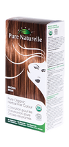 BROWN - Pure Organic, Manas PURE NATURELLE Herbal Hair Colour - USDA Approved, Certified Organic By ECOCERT SA