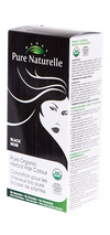 BLACK Hair Dye Pure Naturelle: Herbal Hair Colour - USDA  Approved, Certified Organic By ECOCERT SA