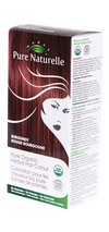 BURGUNDY Hair Dye Pure Naturelle: Herbal Hair Colour - USDA  Approved, Certified Organic By ECOCERT SA