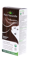 MAHOGANY - Pure Organic, Manas PURE NATURELLE Herbal Hair Colour - USDA Approved, Certified Organic By ECOCERT SA